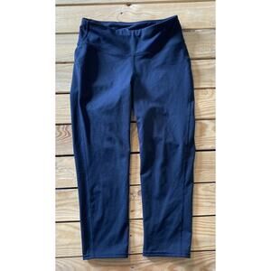 Gap Fit Athletic Cropped Leggings Pants Size Small Women’s Black High Waisted